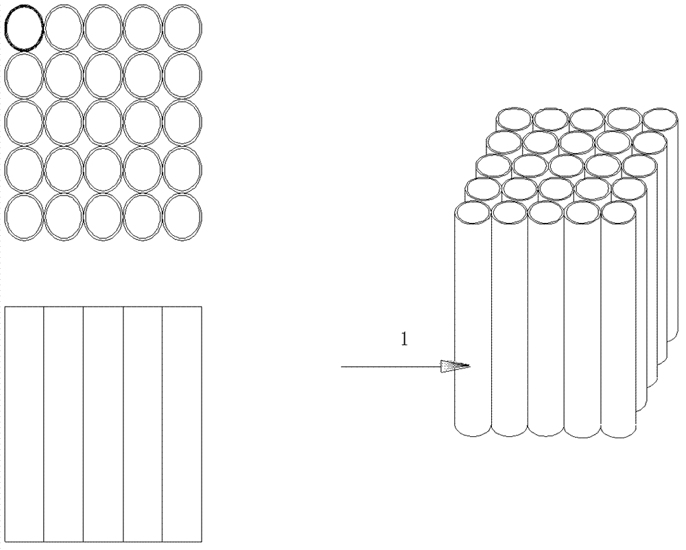 Hollow sandwiched plate with cellular core plate and preparation method thereof