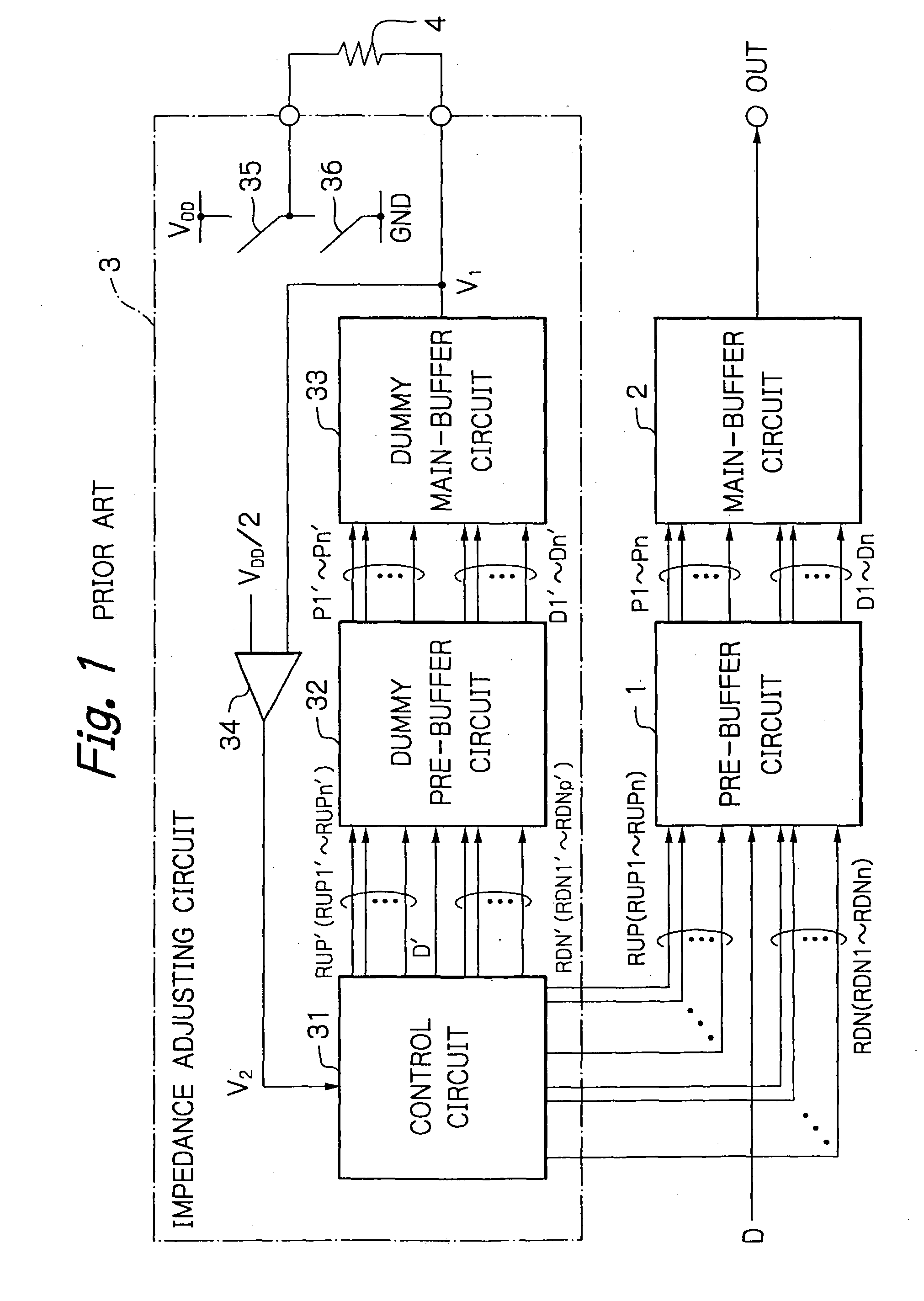 Output buffer apparatus capable of adjusting output impedance in synchronization with data signal