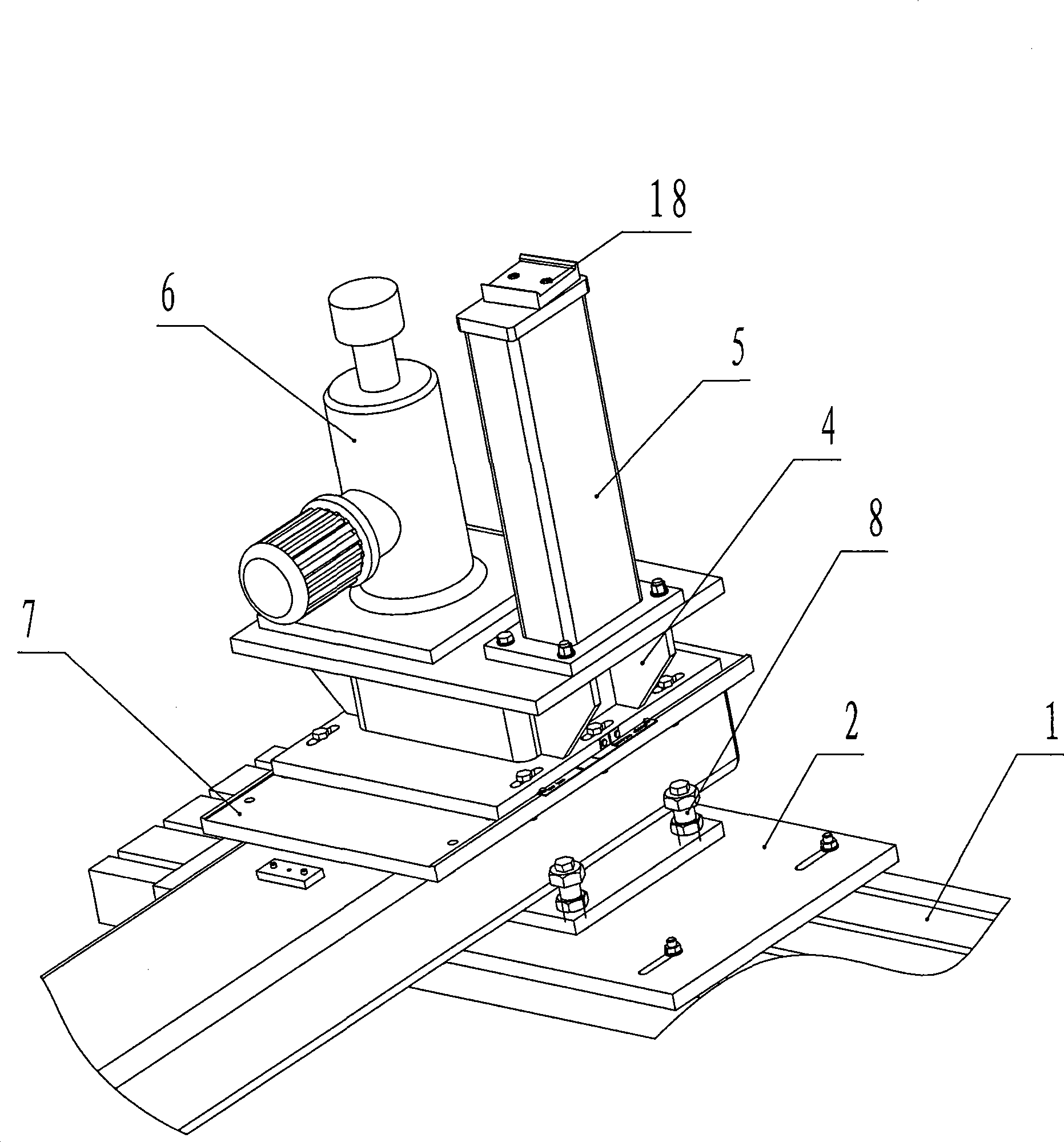 Four-angle weighing apparatus for vehicle