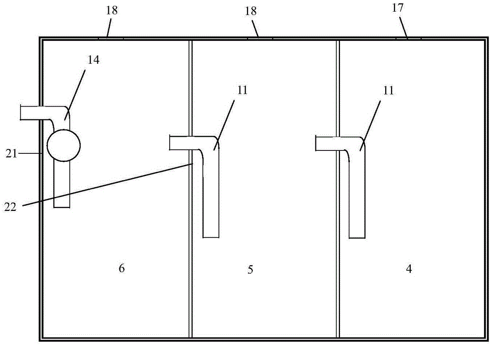 Deep harmless treatment septic tank and sewage treatment method