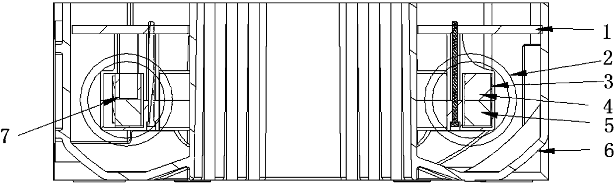 Double-iron-core closed-loop current sensor