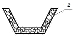 Prevention and treatment method of water scour hazards of binding site of mine solid waste yard and mountain area