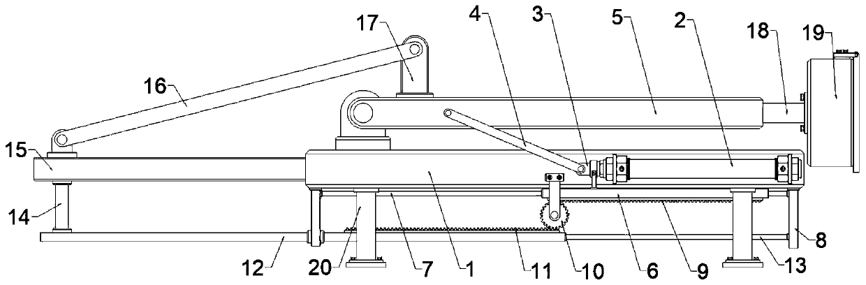 Remote control type mechanical and electrical installation lifting system and lifting driving structure