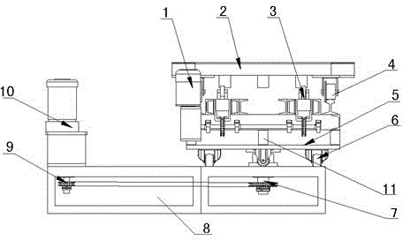 Turntable for vacuum lens coating machine