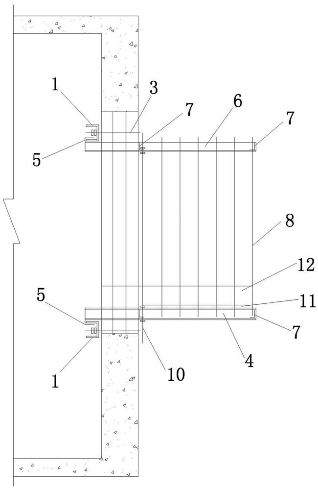 Slidable type safe operation frame for construction outside window and construction method thereof