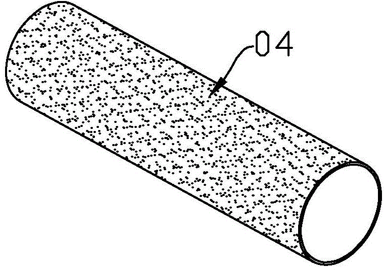 Pipe end reserved treatment method for steel pipe anti-corrosion outer coating