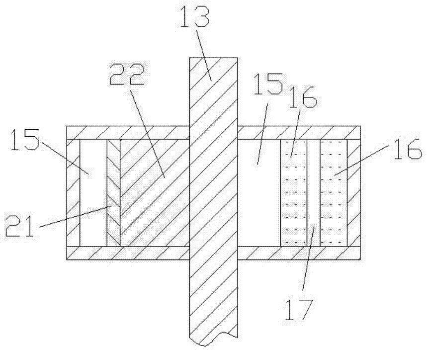 Differential pressure type pneumatic adjusting rotating device