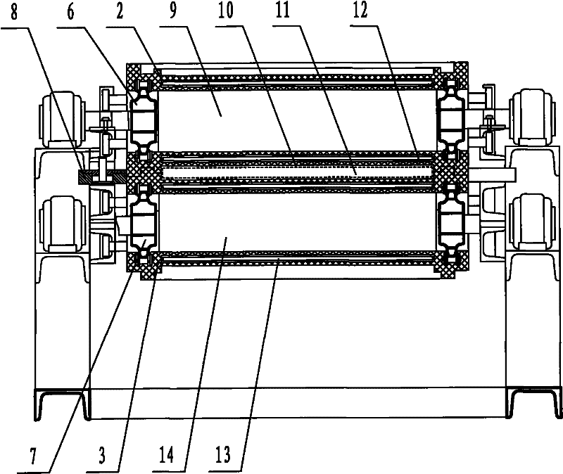 Chain plate-type tailing squeezer