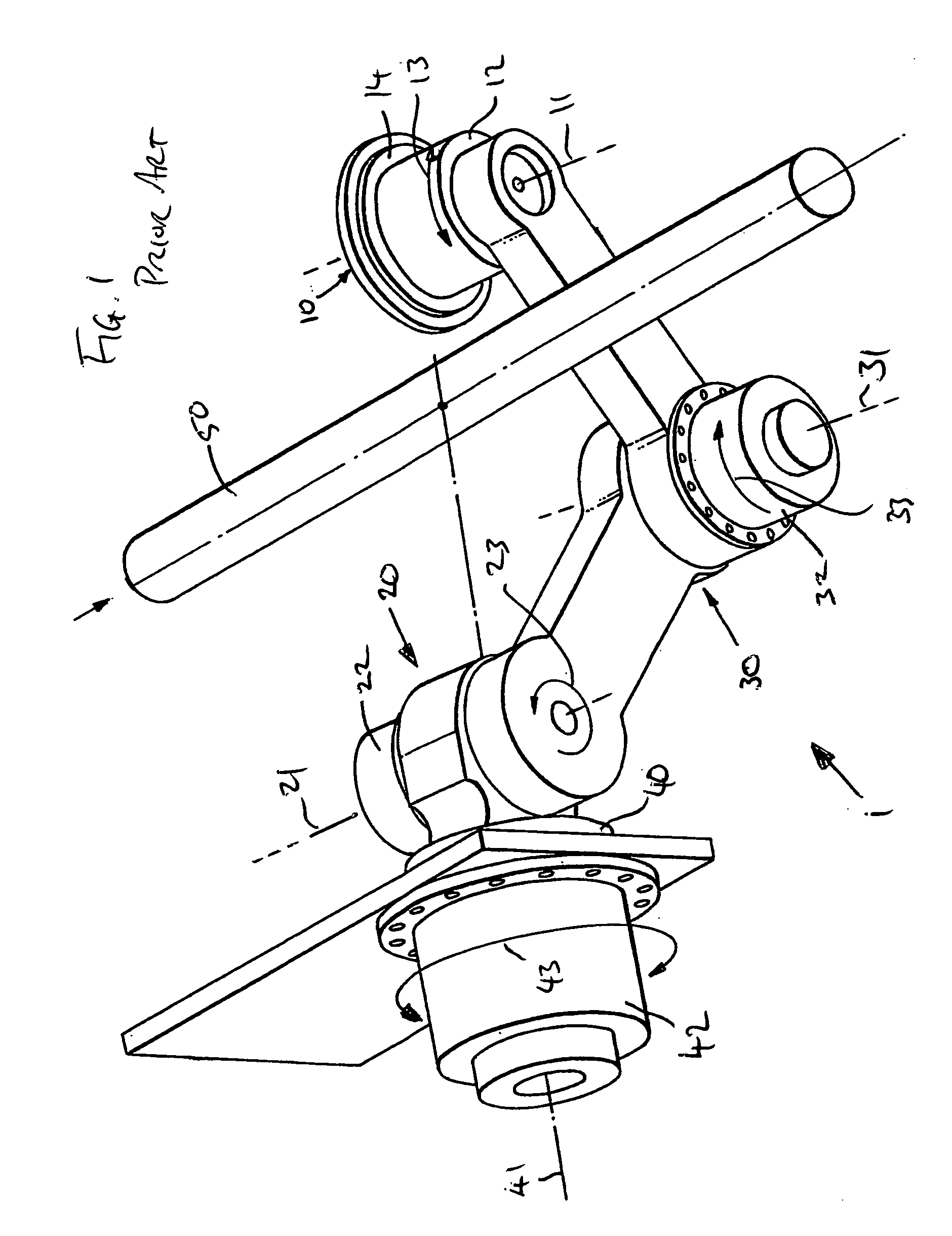 Multi-directional mechanical scanning in an ion implanter