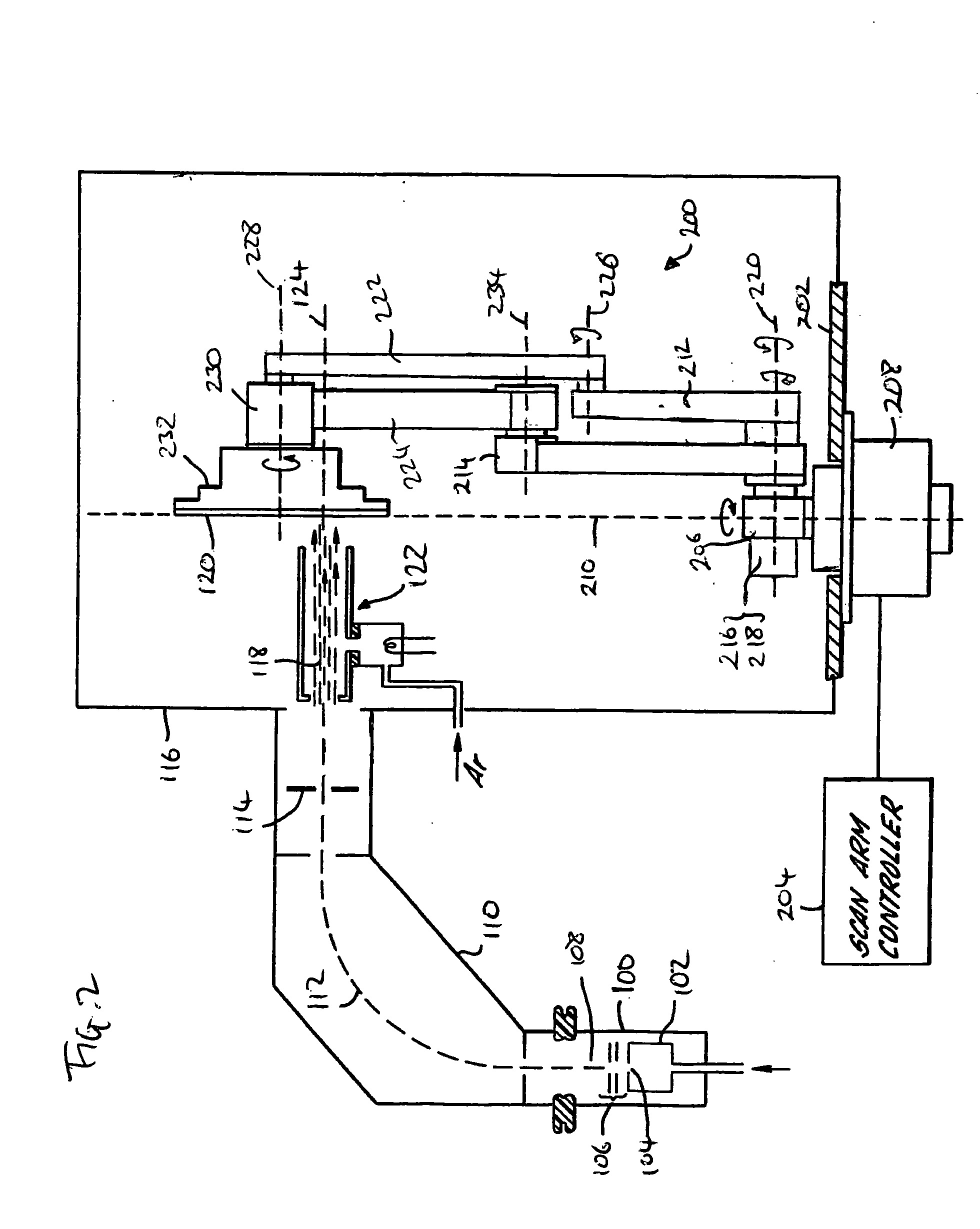 Multi-directional mechanical scanning in an ion implanter