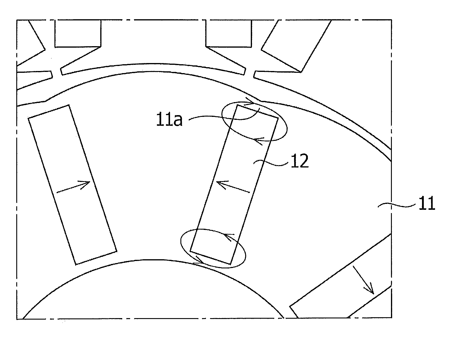 Rotor and permanent magnetic rotating machine