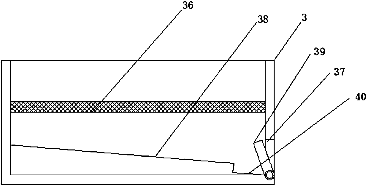 Automatic feeding and discharging dehydration device of vegetables and fruits