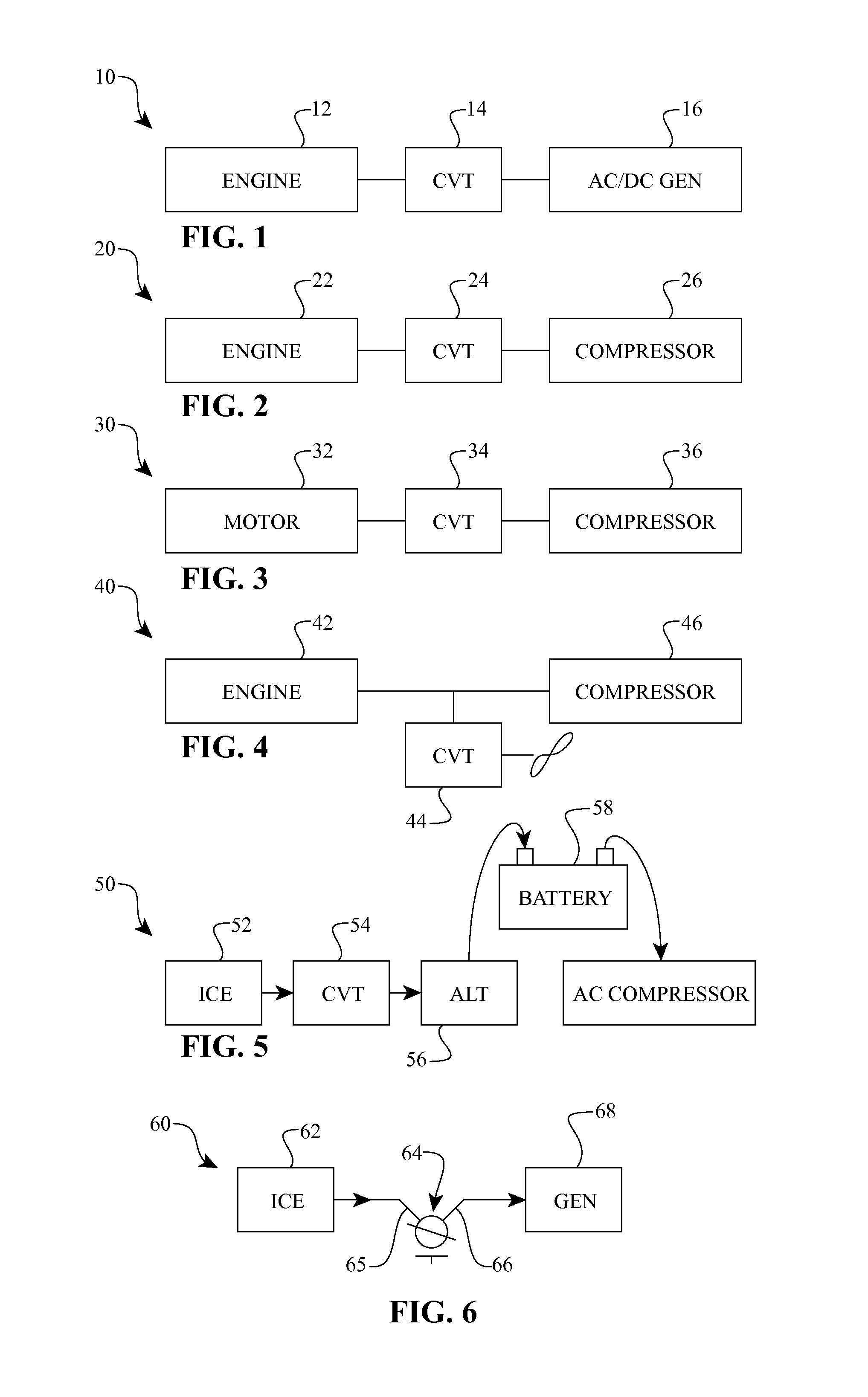 Auxiliary power unit having a continuously variable transmission