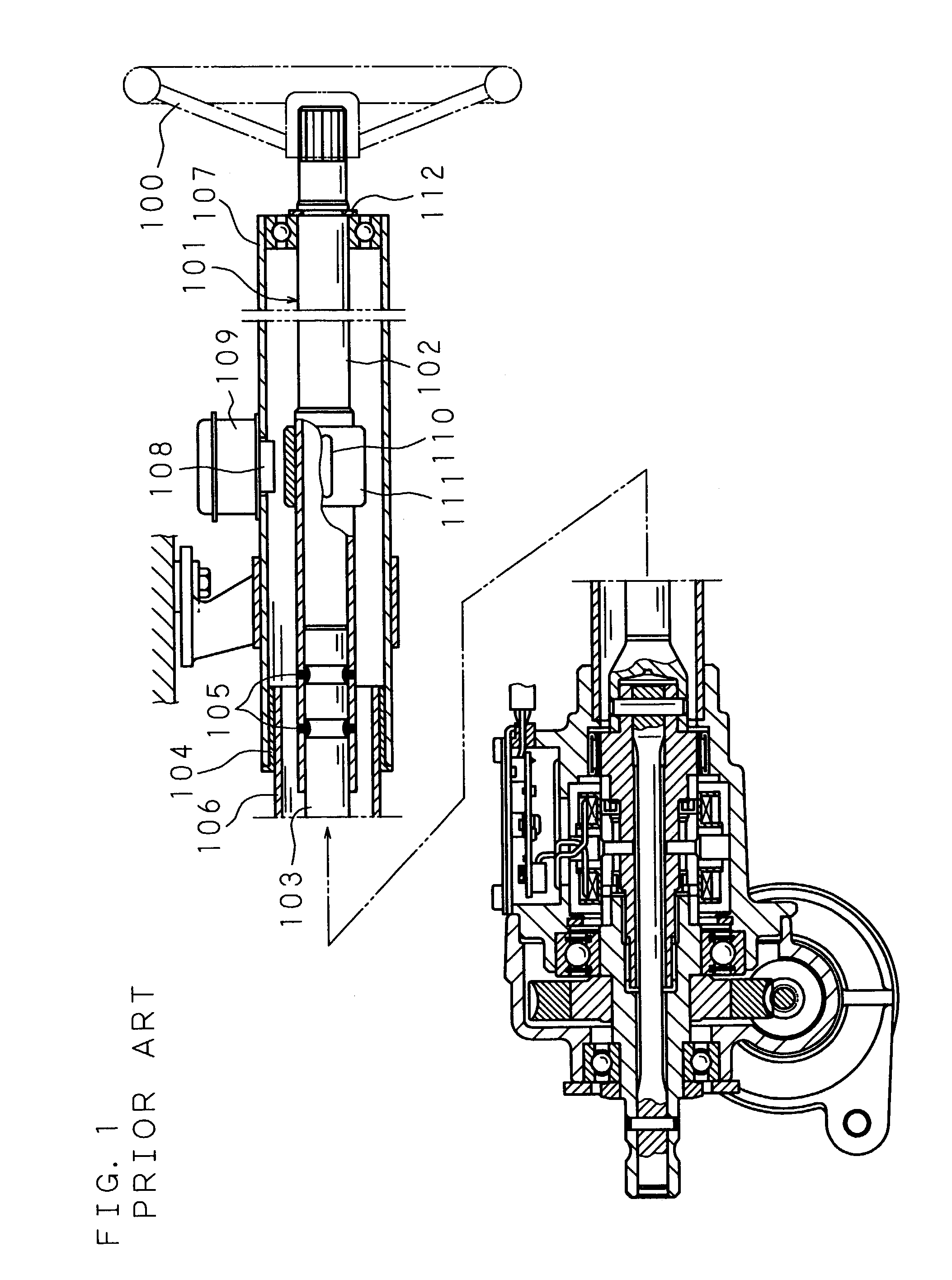 Locking device for steering shaft and steering apparatus having the device