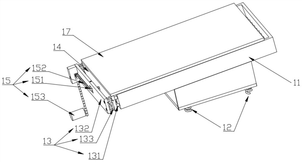 Weighing device for powder