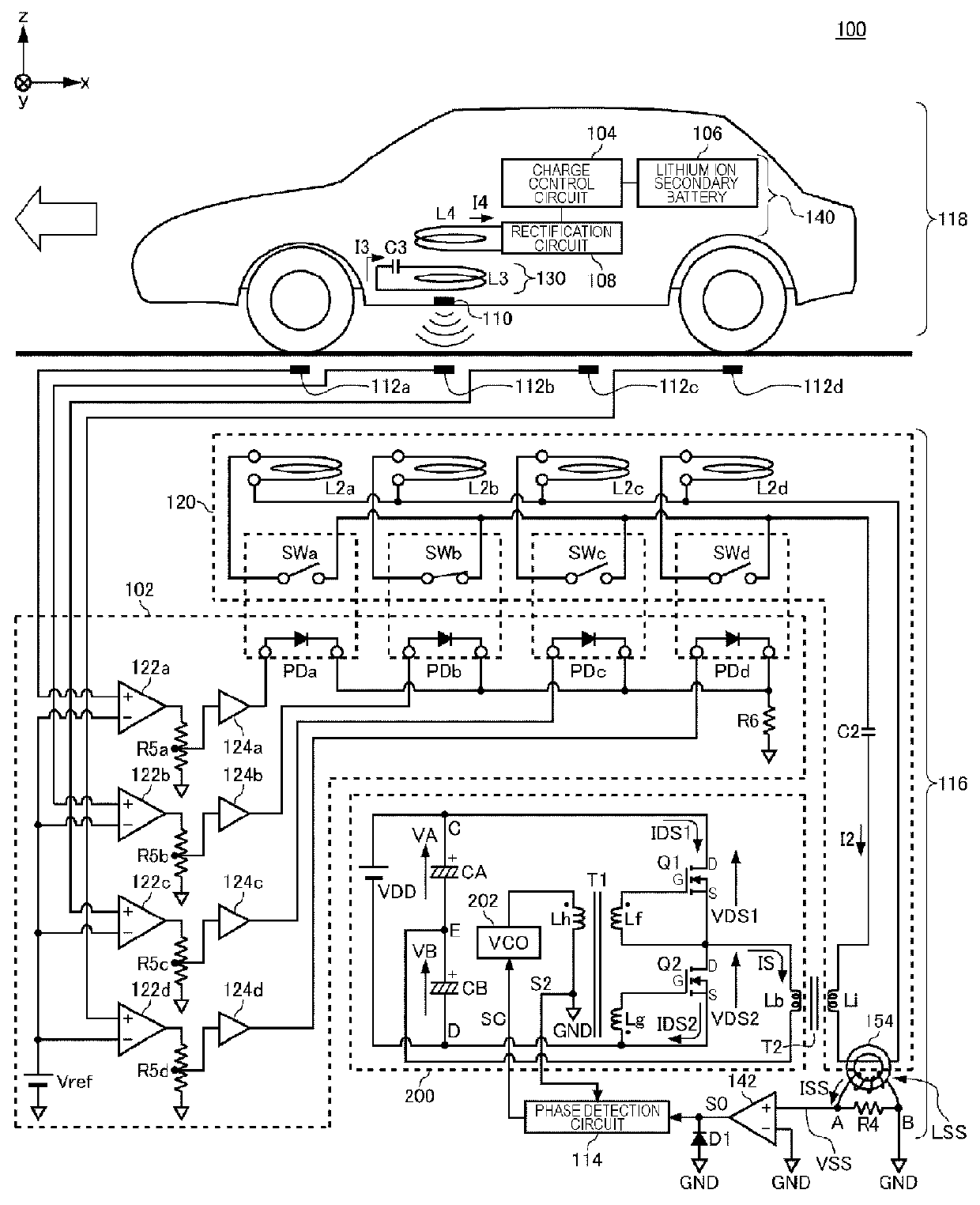 Wireless power feeder and wireless power receiver