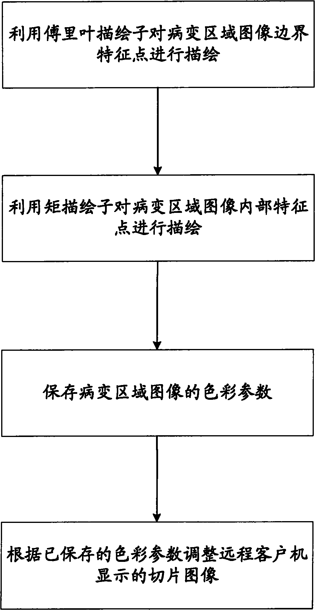 Remote diagnosis system of medical section