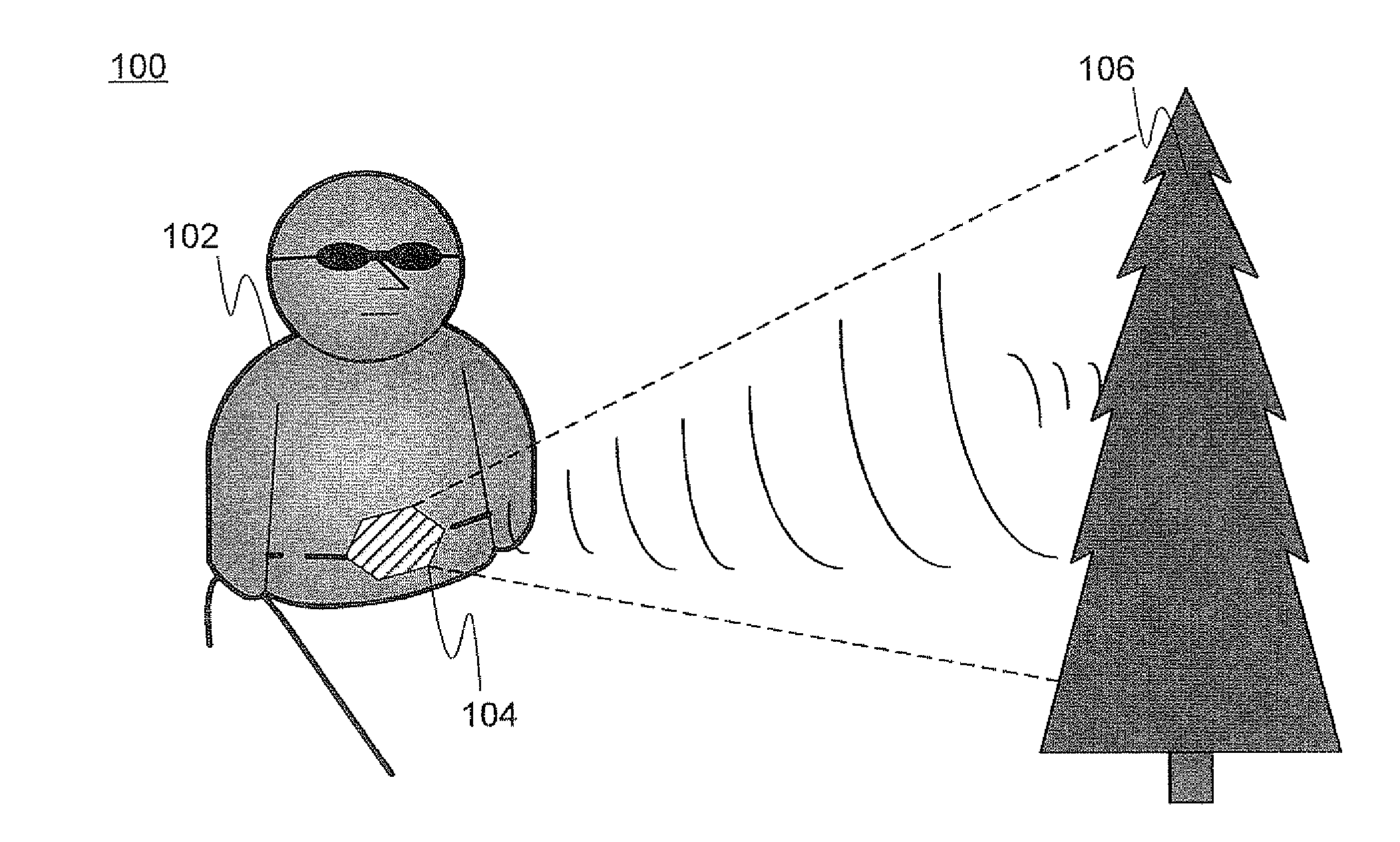 Navigational aid with adaptive radar