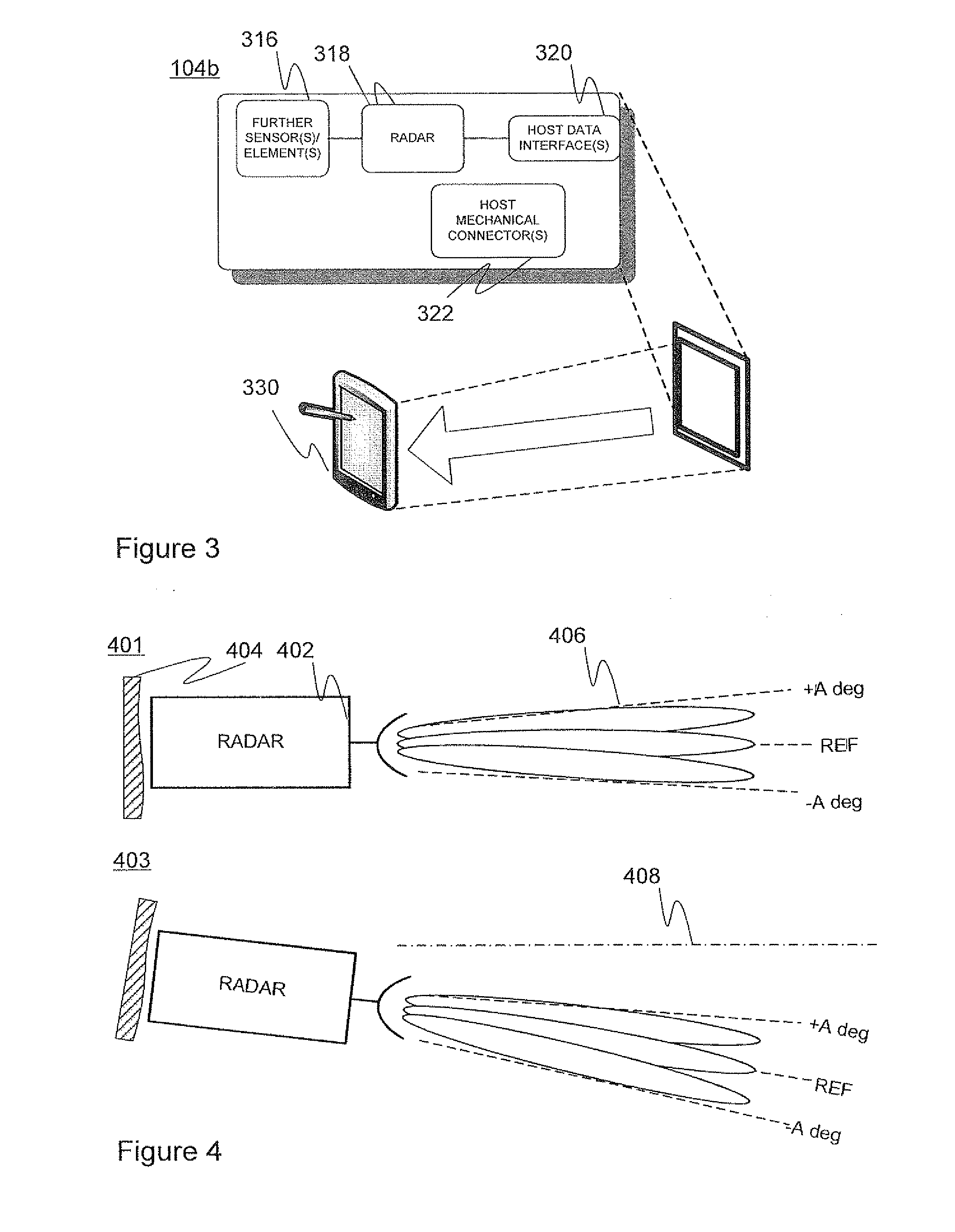 Navigational aid with adaptive radar