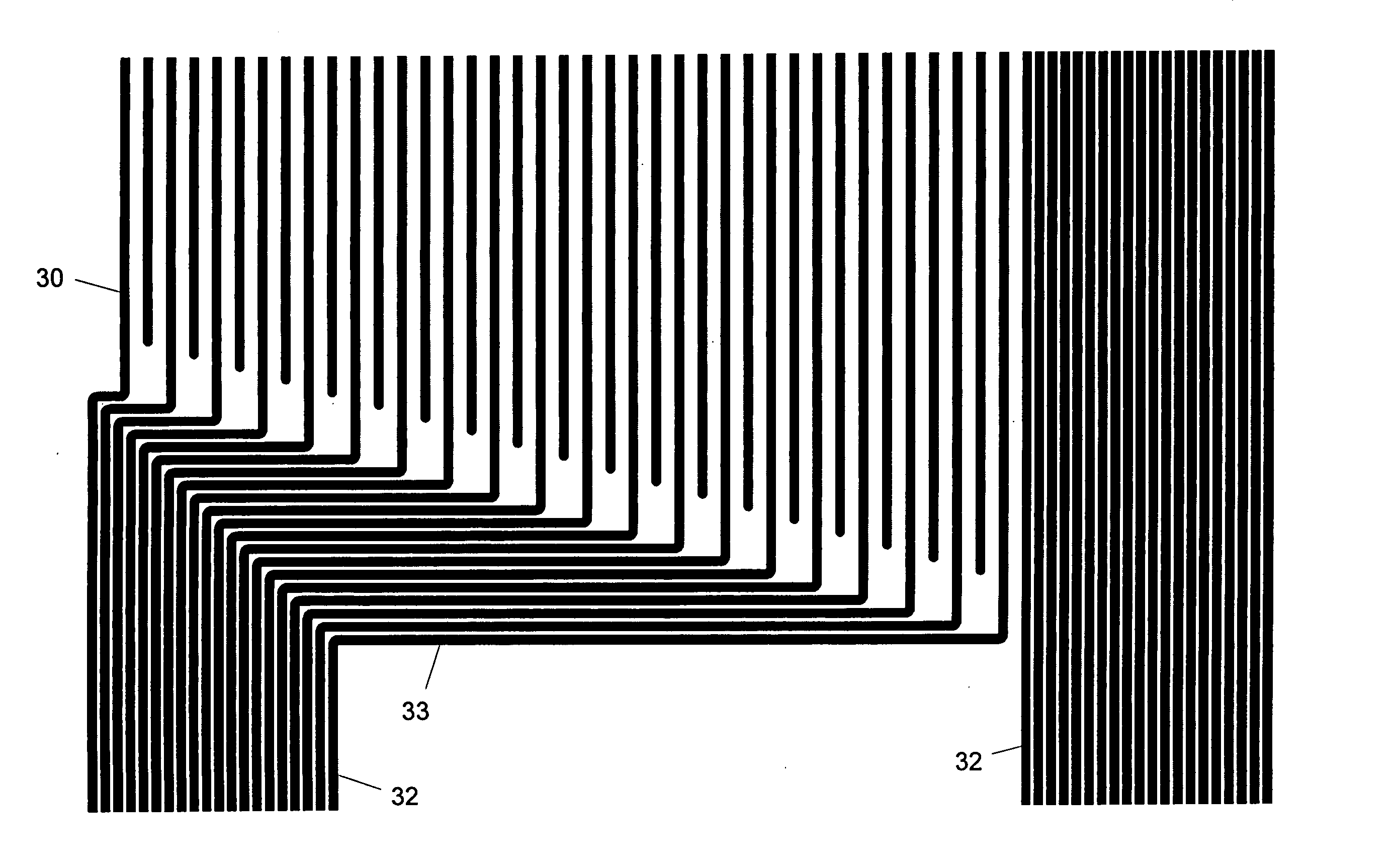 Planar NMR coil with gyromagnetic arc suppression