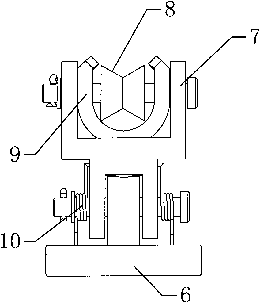 Supporting seat for ball bar ruler