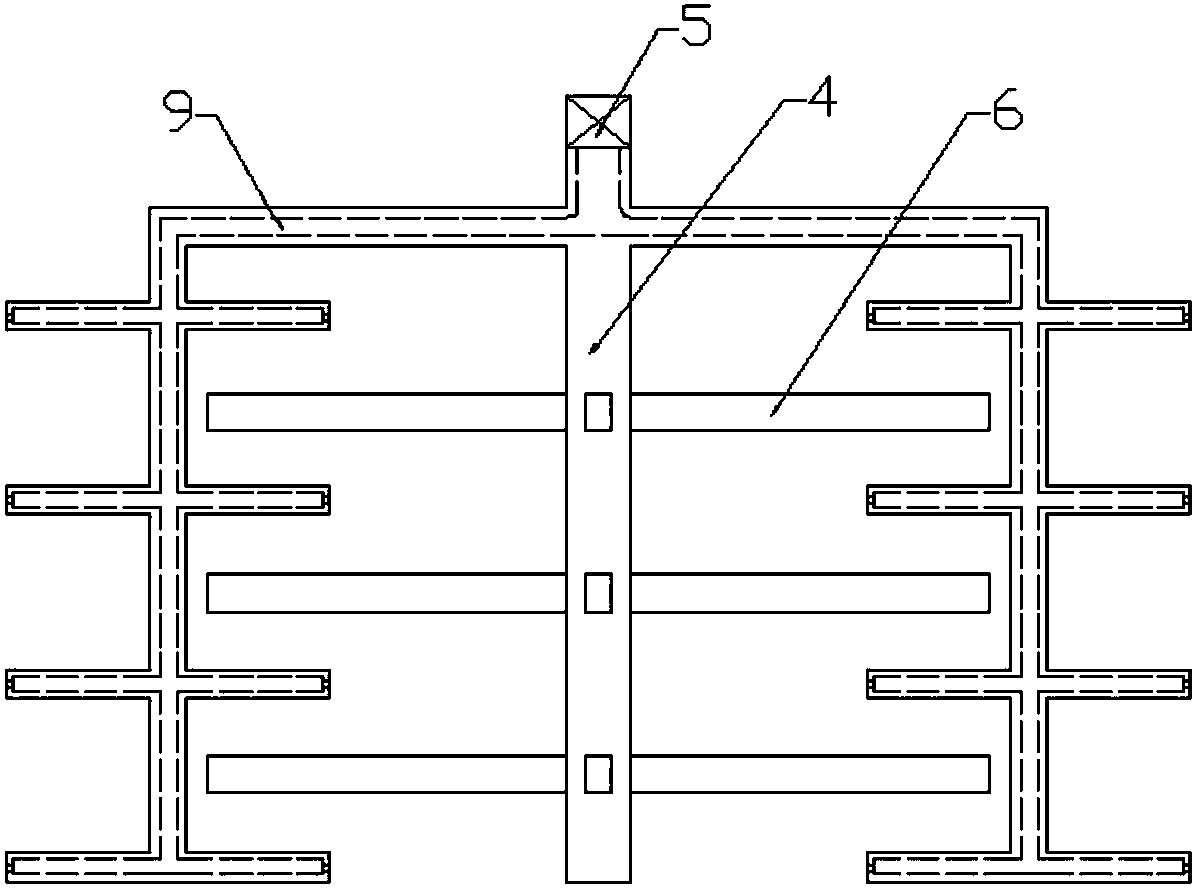 Slurry processing stirring tank