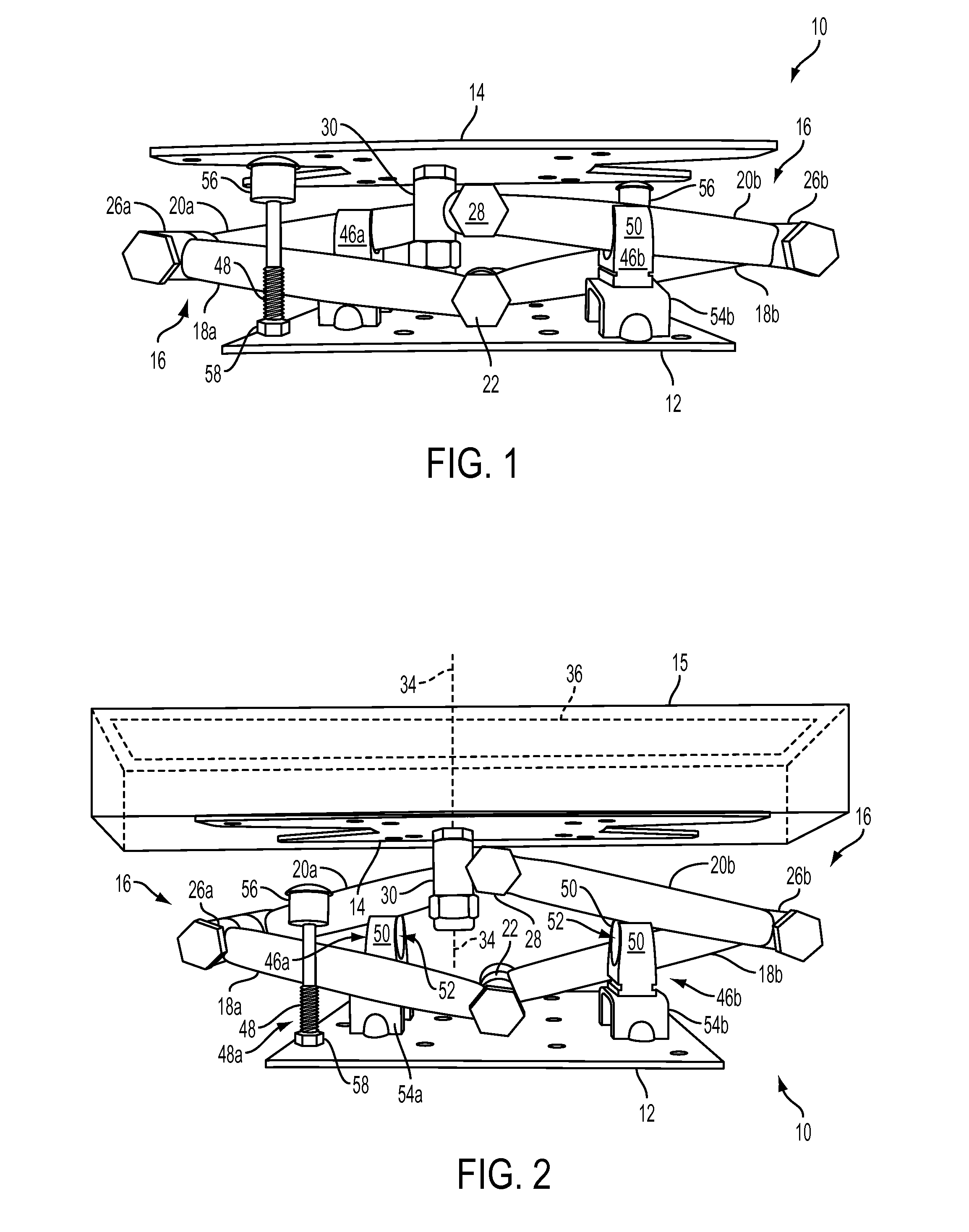 Articulating mount for a display