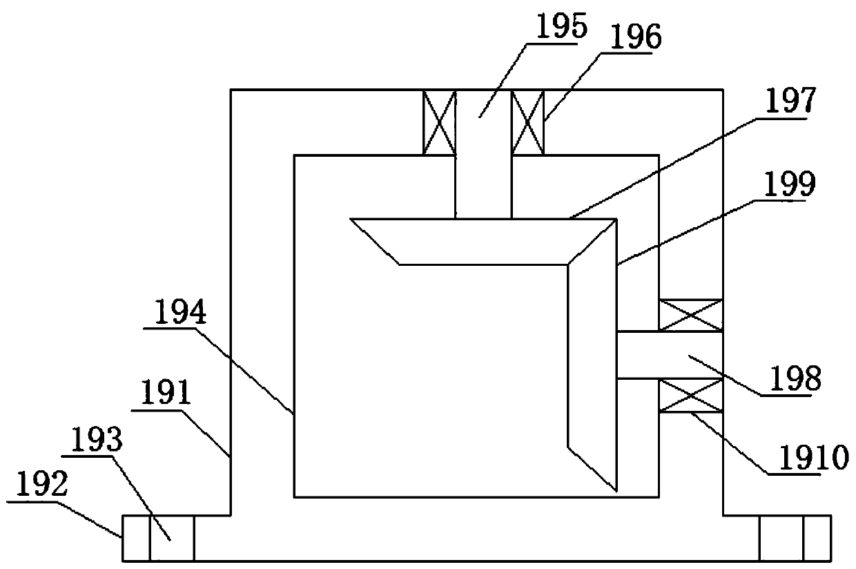 Soybean grinding device for food processing