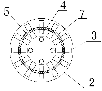 Modular magnetic coupling for underwater propeller