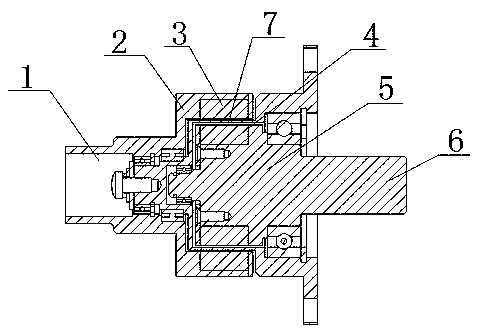 Modular magnetic coupling for underwater propeller