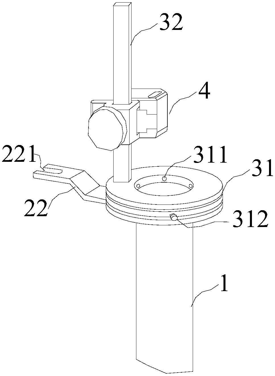 Working channel system of diskoscope