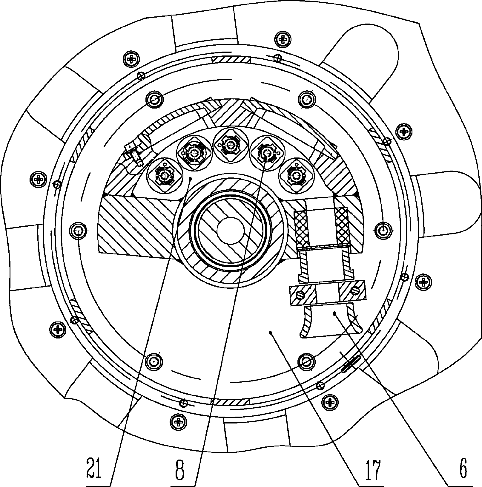 Flame proof cable winding drum