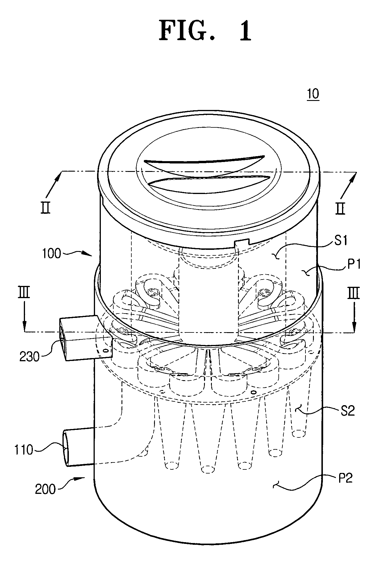 Multi-cyclone dust separator