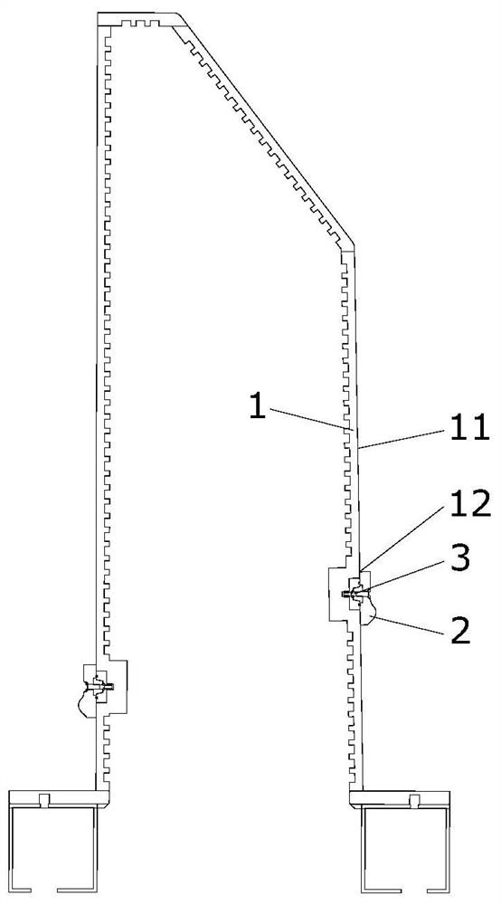Aviation composite part forming tool with blocking frame