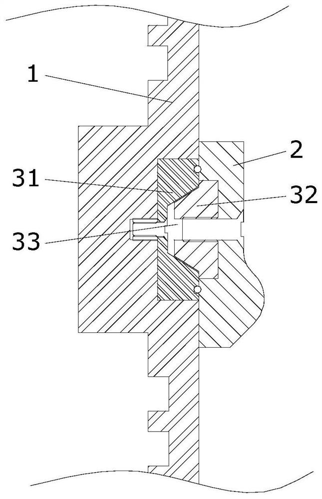 Aviation composite part forming tool with blocking frame