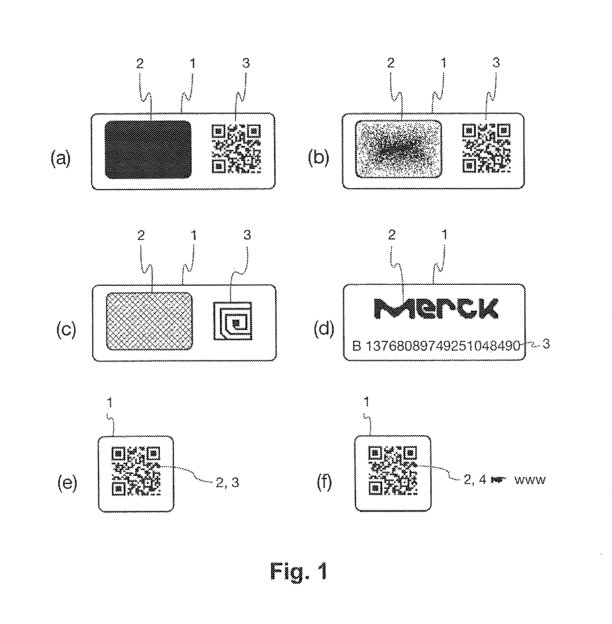 Reader device for reading a marking comprising a physical unclonable function