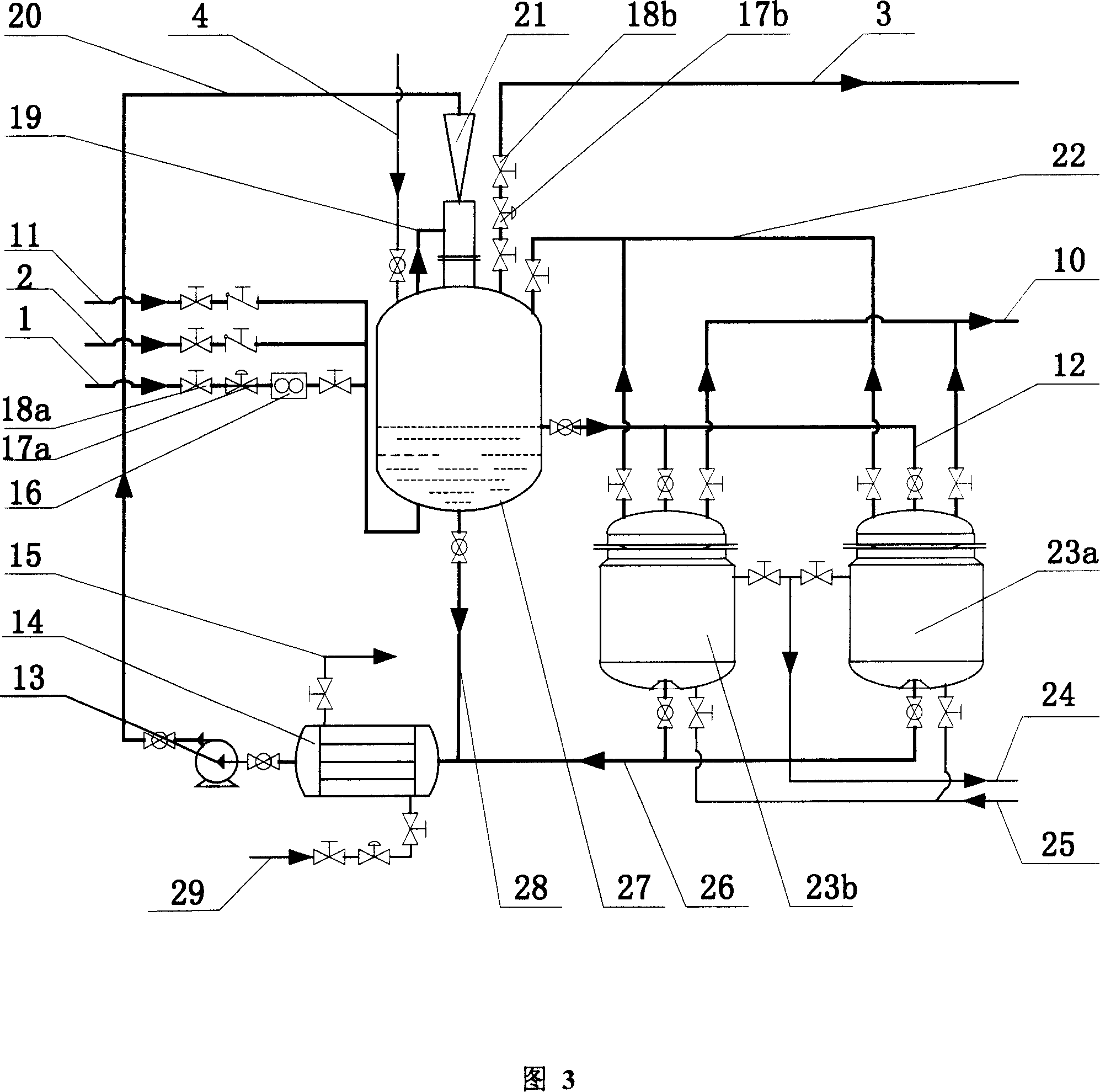 Hydrate process and apparatus for separating gas mixture continuously