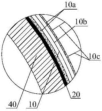 U-shaped wall base and bottom plate dynamic and static separation bearing type lining structure with water delivering function