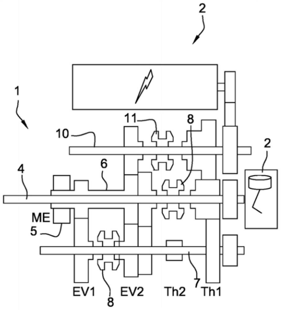 Method for controlling the release of internal couplers of gear wheels on transmission shafts, transmission and power train