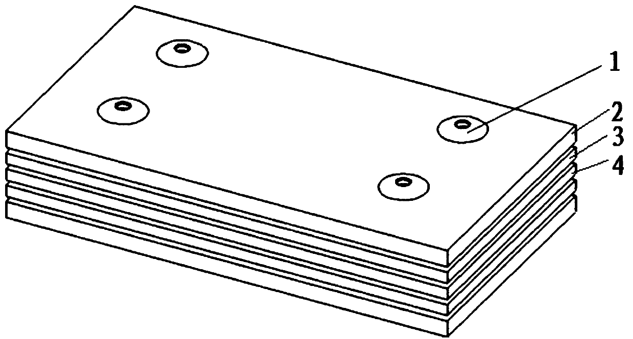 Method for preparing titanium-magnesium composite plate by electromagnetic induction heating and straight rolling at different temperatures