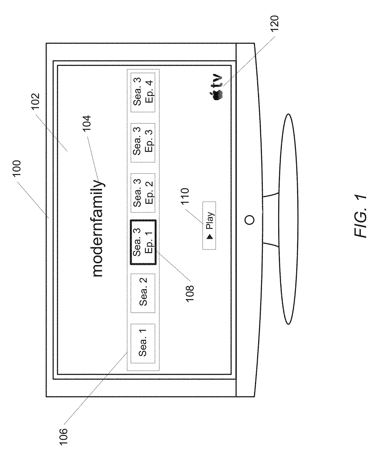 Channel bar user interface