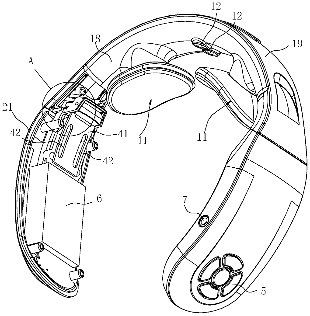 Neck massage device