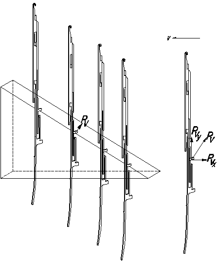 Completely-forming computerized flat knitter compound needle