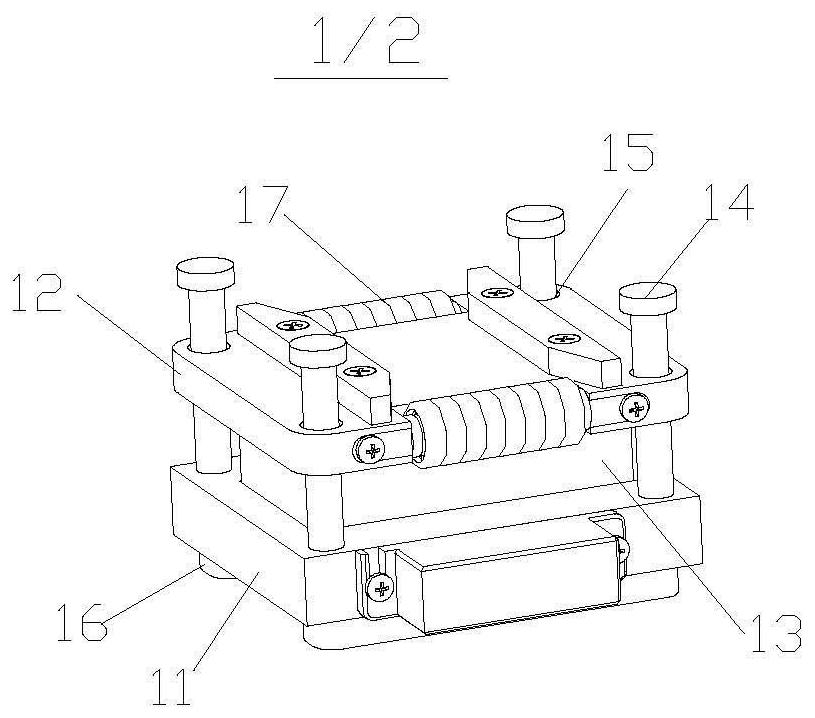 Installation clamp and installation method of ultrasonic flowmeter probe