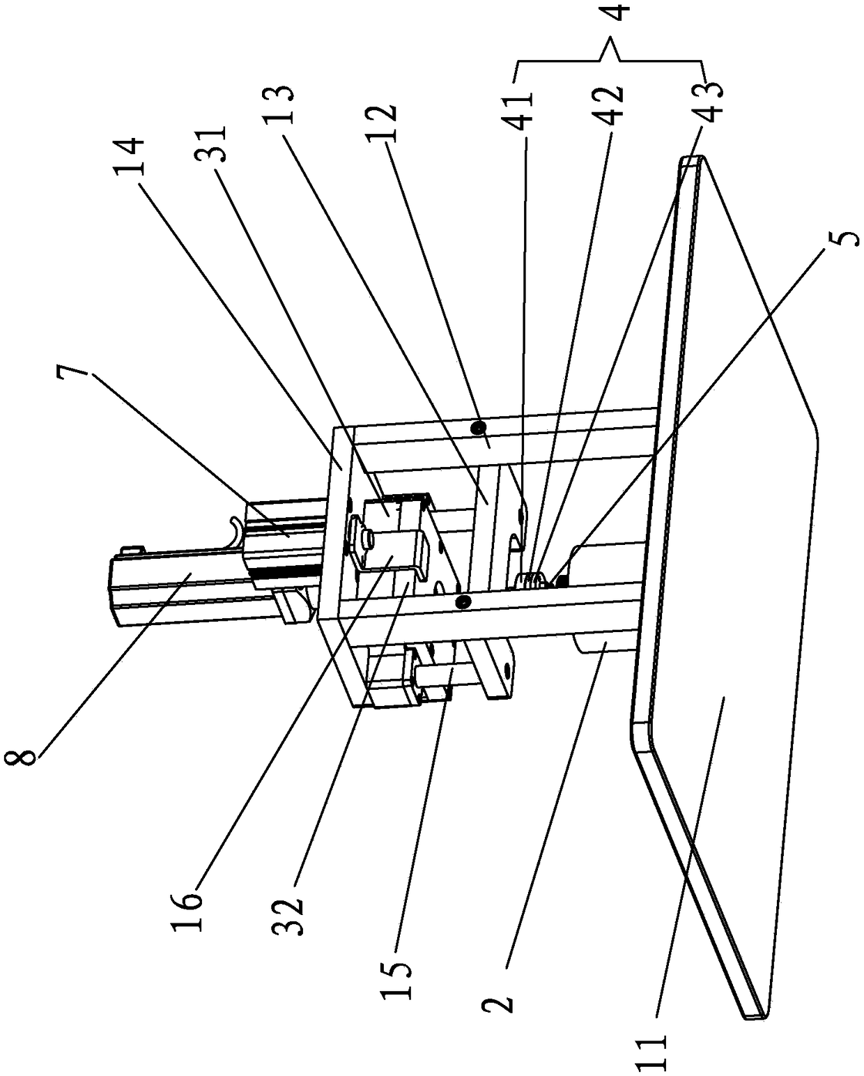 A valve core gland automatic assembly device