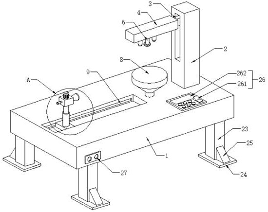 Edge grinding device for automobile part machining