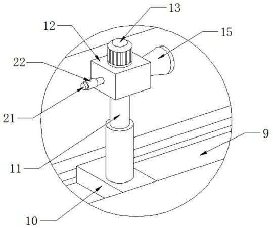 Edge grinding device for automobile part machining