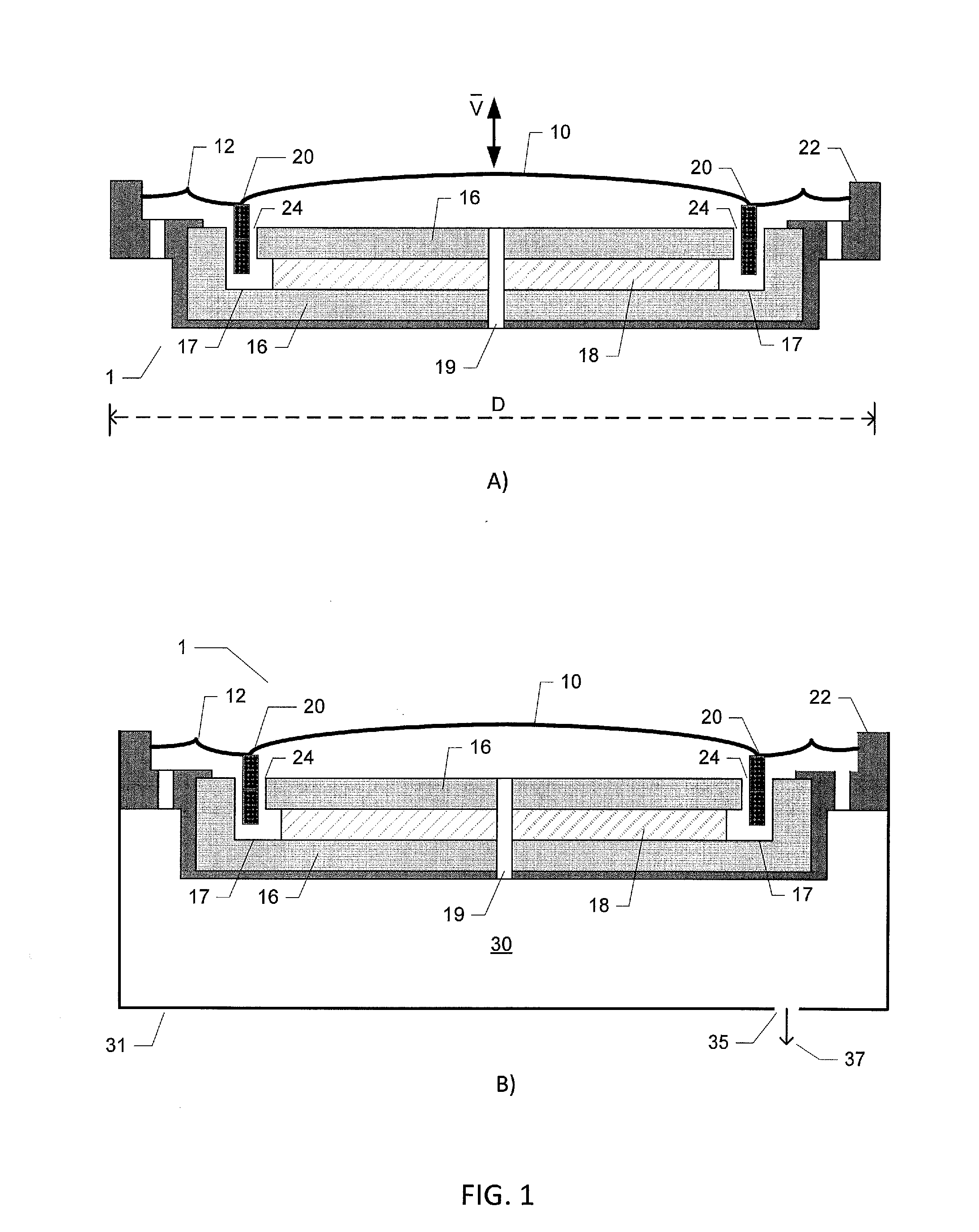 Method of estimating diaphragm excursion of a loudspeaker