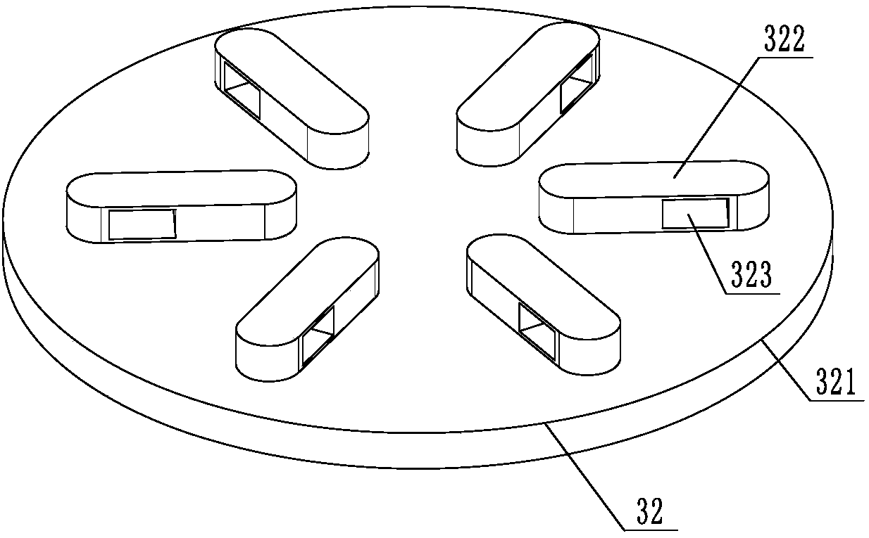 Special wiring rod for large current generator