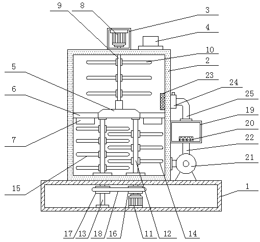 Processing equipment for electrolytic metal manganese